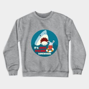 Shark O'Clock Crewneck Sweatshirt